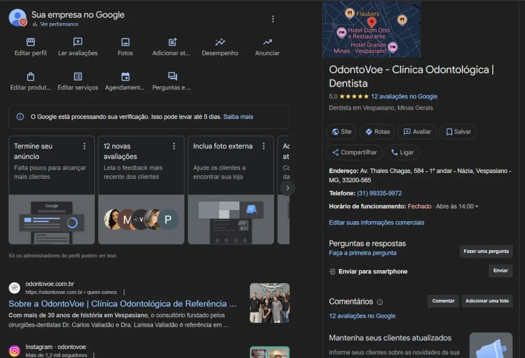 grupo vhn inseriu a empresa odontovoe para aparecer no google aprenda como fazer sua empresa aparecer no google